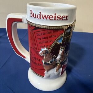 2020 Budweiser Holiday Stein Brewery Lights 41st Anniversary Clydesdale